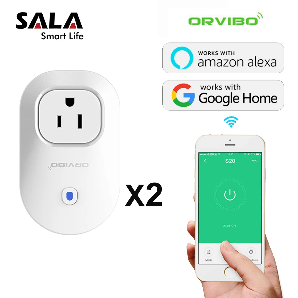 ORvibo умный дом WI-FI таймер Smart Розетки S25 нам автоматизация приложение Управление