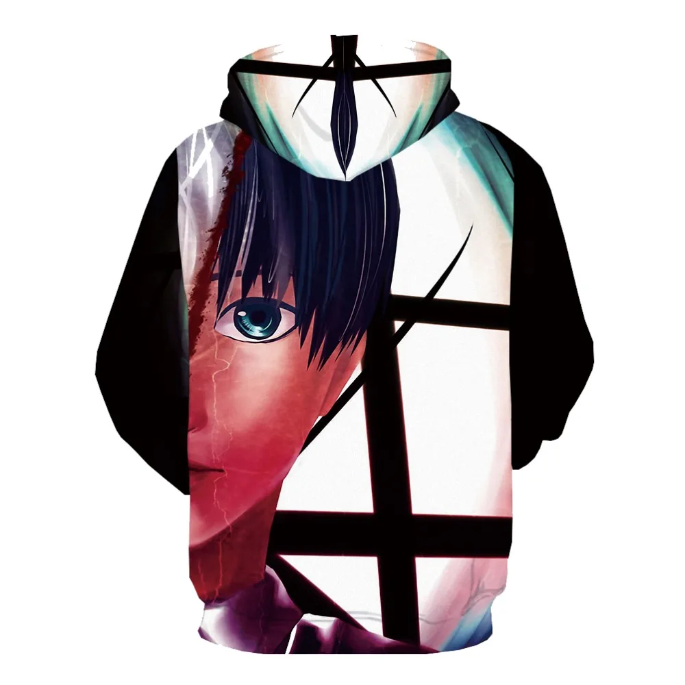 KYKU 3d Hoodies Tokyo Ghoul Hoodie Men Cynical Print Ken Kaneki Hoodes Love Hoody Anime Japan Hooded Casual Unisex | Мужская одежда