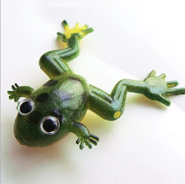 Мягкая лягушка рыболовная приманка 40 мм/3g 3D воблеры с глазками Topwater Float Frog Isca