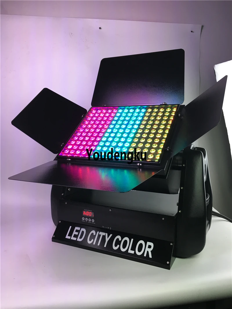 10 шт. супер яркость 180x9 Вт rgb 3в1 LED город цвет мыть свет 3 в 1 led стены мойки