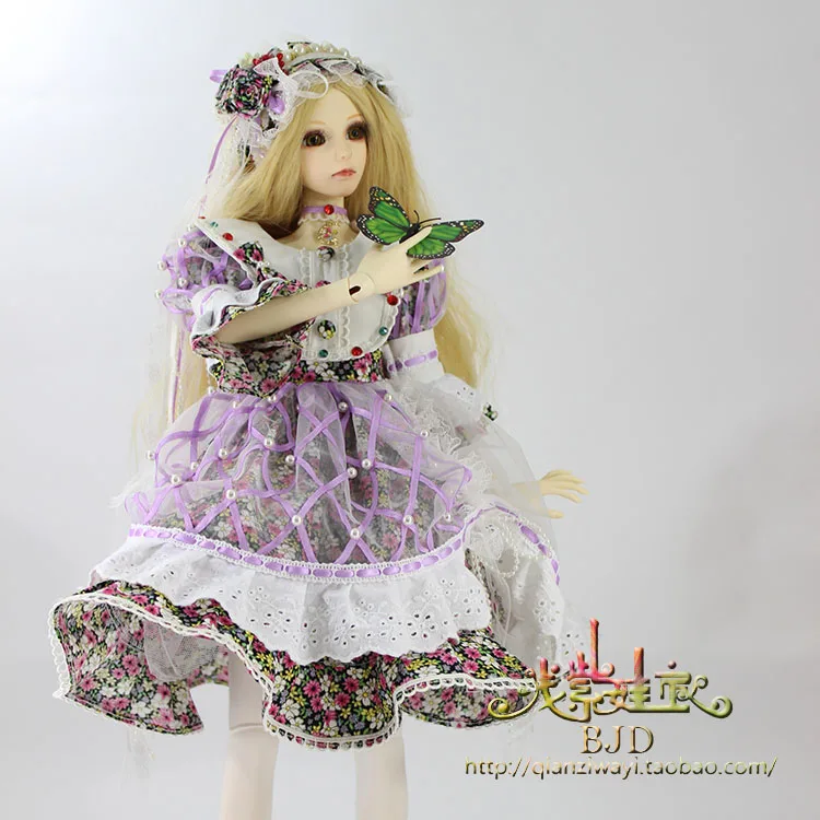 1/4 1/3 масштаб BJD платье+ колье для SD Одежда BJD куклы аксессуары, не включены куклы, обувь, парик и аксессуары 18D1562