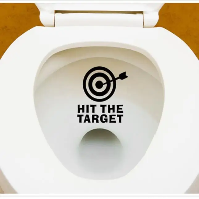 DIY Arrow &amp Target стикер для сиденья унитаза в ванной Наклейка на стену холодильника |