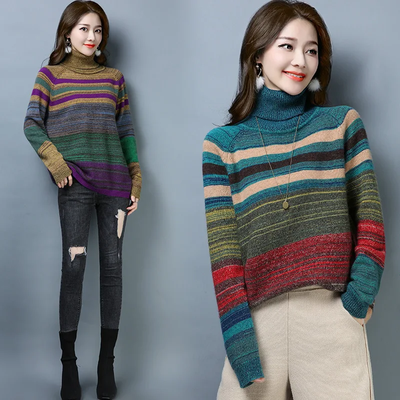 Max LuLu/Модная женская хлопковая трикотажная одежда женские плотные теплые свитера