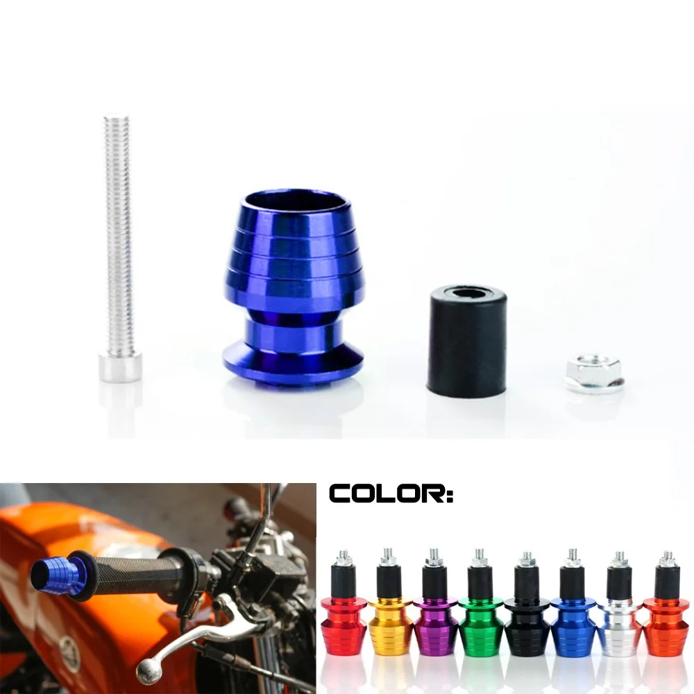 CNC Motorcycle Handlebars Grips Ends Bar Caps 17mm Aluminum Universal Accessories For HONDA CBR1000RR 600RR | Автомобили и