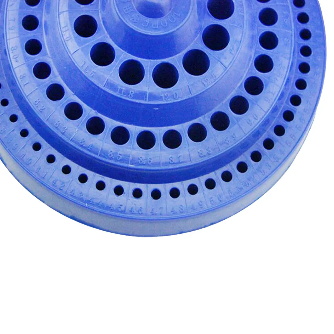 

Drill Bit Storage Case Round Shape 100 Hole Tool Drill Bit Organizer Storage box