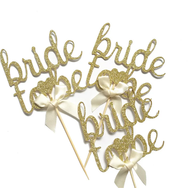 Chicinlife с надписью &quotBride To Be&quot для капкейка-девичник вечерние украшения Свадебные
