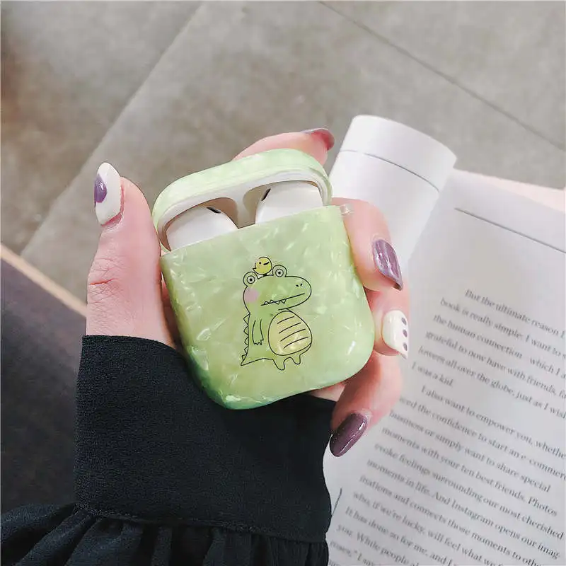 S Мультфильм Луна слон Дамбо корпус шаблон чехол для Apple iPhone наушники Airpods 1/2 Крышка Bluetooth беспроводные наушники коробка сумки - Цвет: S