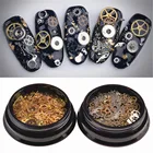 Украшения для дизайна ногтей, тонкие шестеренки из сплава, аксессуары для ногтей Стразы, принадлежности для маникюра