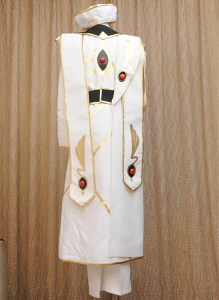 Anime Code Geass R2 Lelouch Lamperouge Britannia Knight of Zero Emperor Cosplay Costume |