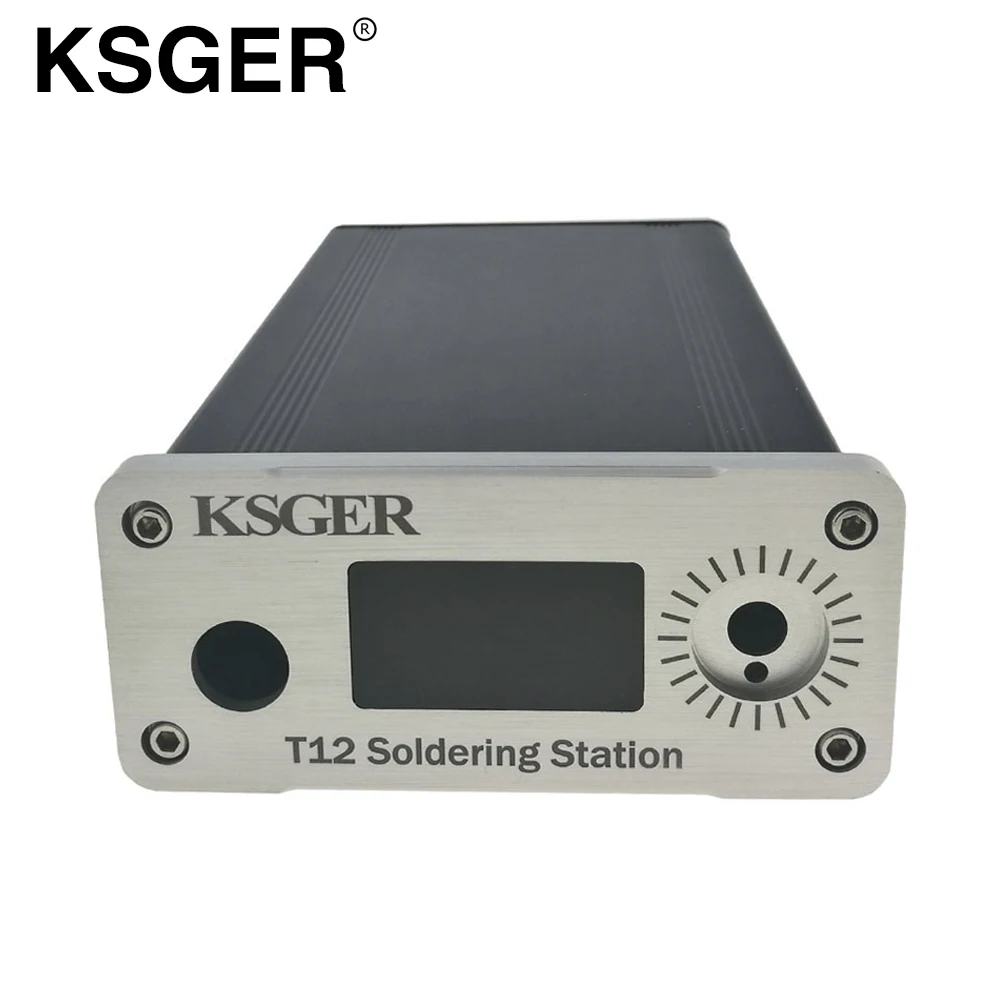 KSGER STM32 OLED T12 Цифровая Электрическая паяльная станция контроллер для наконечников