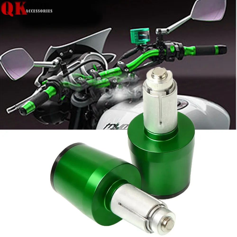 Motor Counterweight Handlebar End Plug Slider 7/8'' For Kawasaki Ninja ER-6N ER-4N ZZR1400 ZX-10R H2R | Автомобили и