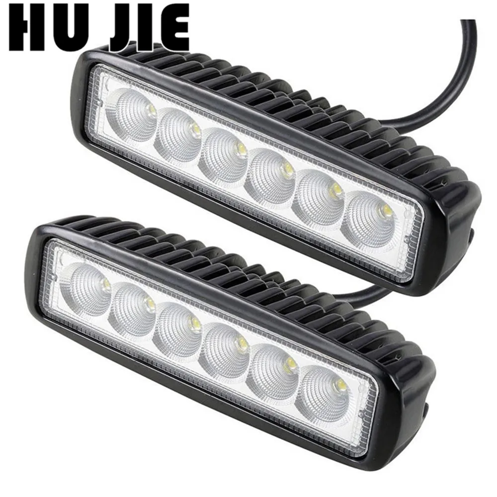 1 шт. 2 18 Вт DRL Светодиодный прожектор рабочий свет 9 32 В 4WD 12 вольт светодиодные