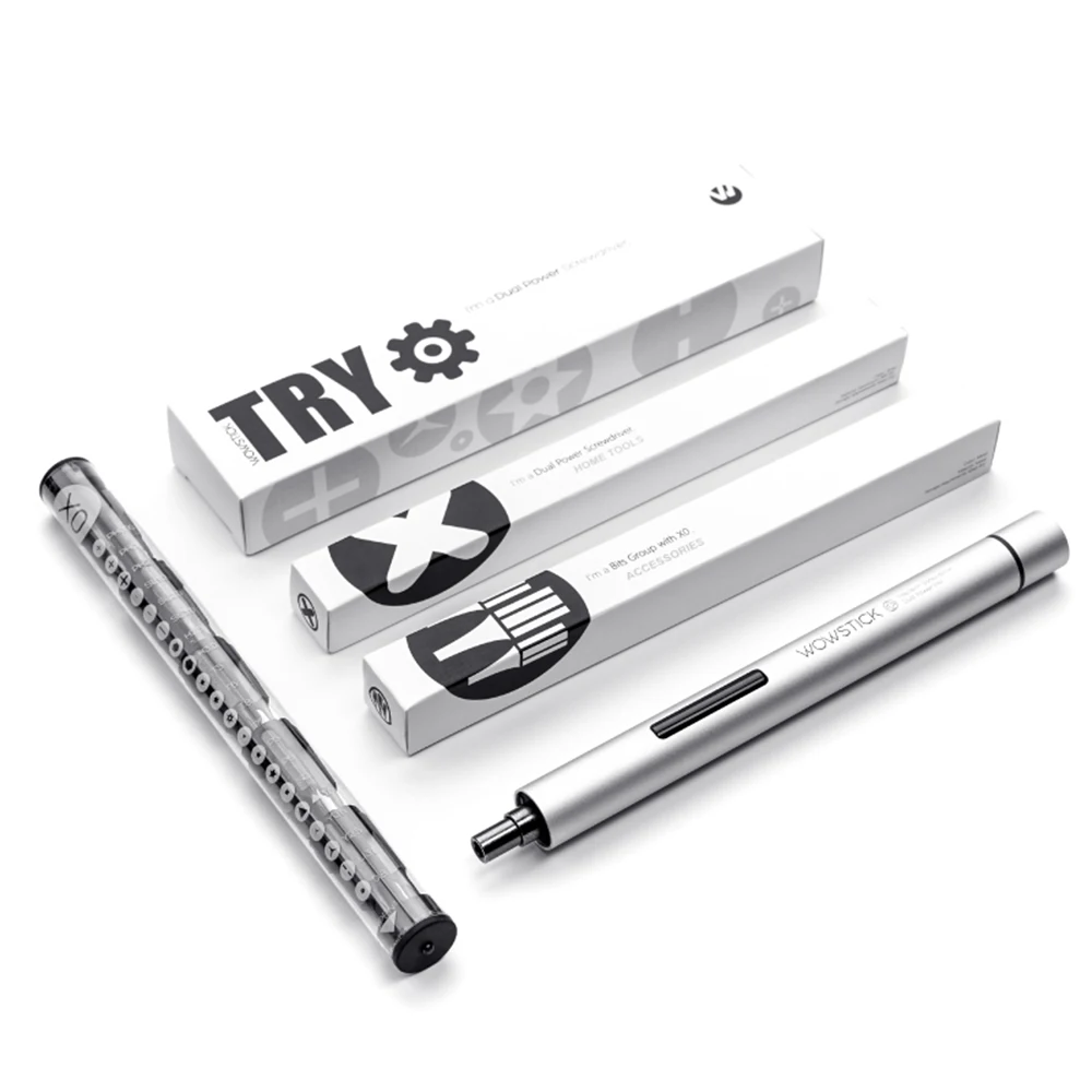 Original XIAOMI Mijia Wowstick Try 1P+ 19 In 1 Electric Screw Driver Cordless Power Work With Mi Home Smart Kit Product | Электроника
