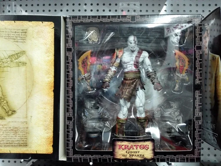 Игрушка Кратос GOD OF WAR 3 game heros Kratos Ghost of Sparta фигурки героев из ПВХ 18 см бесплатная