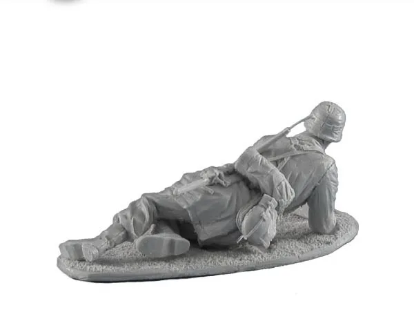 Разобранная модель 1/35 Fallschirmjager фигурка офицера набор из смолы миниатюрная