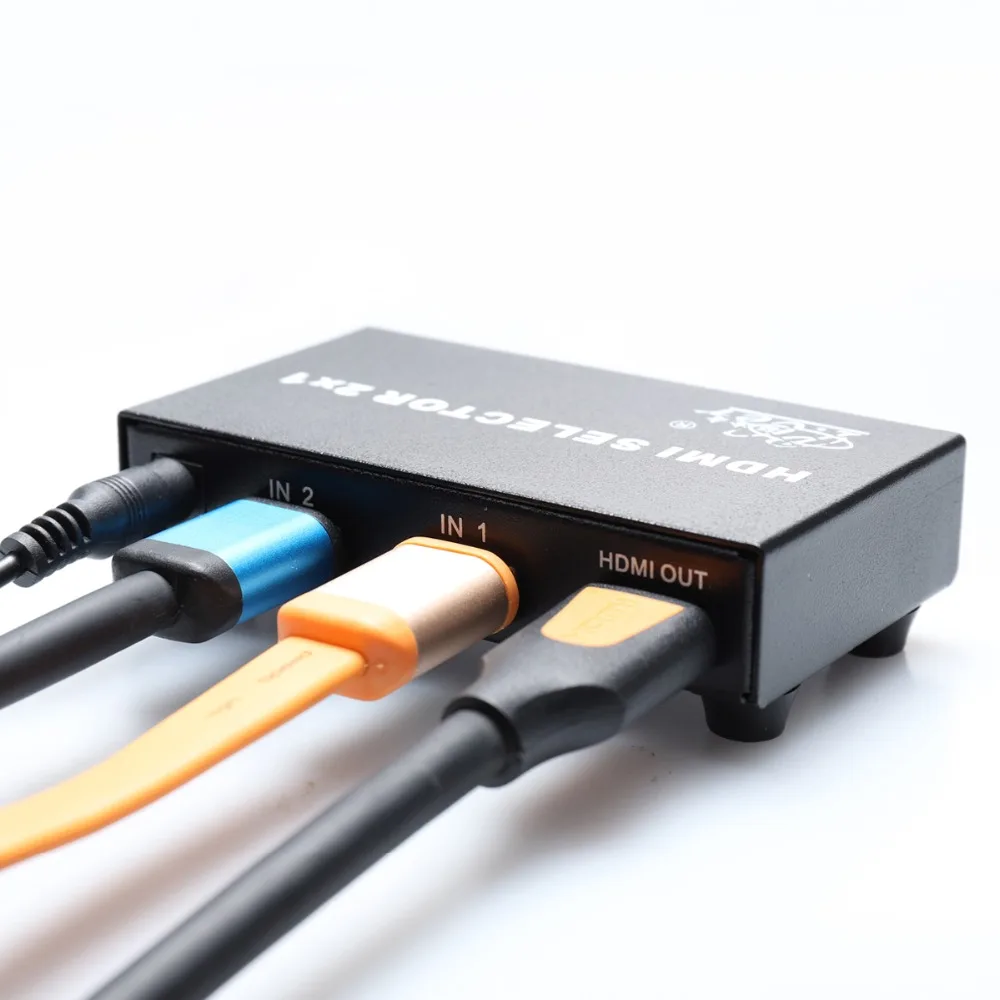 Pcer Hdmi Разделительный Переключатель Выбор 1920*1080P Переключатель 2x1 Адаптер 2 в 1 Выходной Конвертер для PS4/3 ТВ-приставка