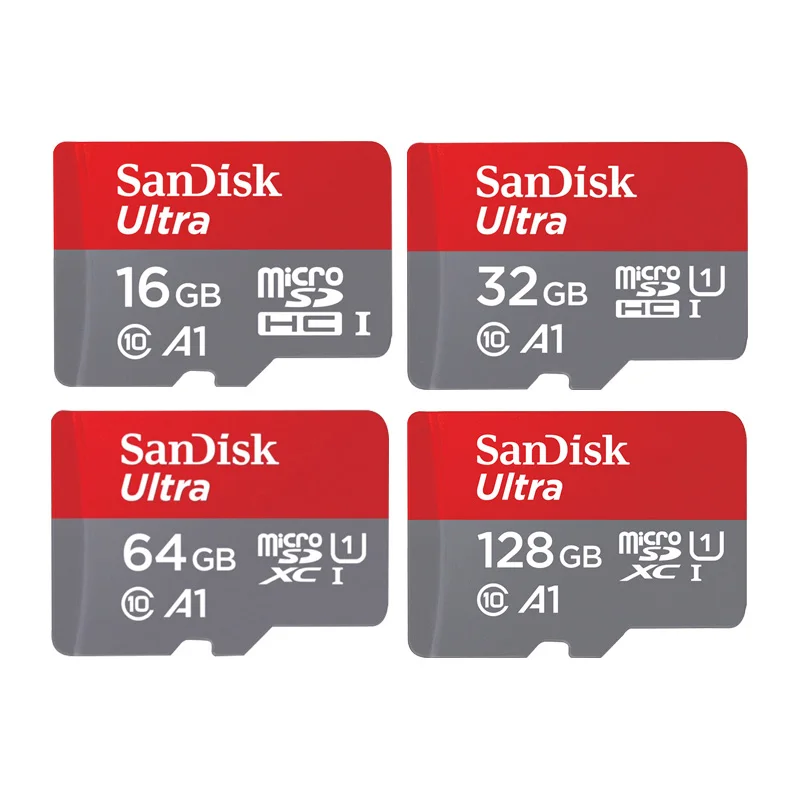 Карта памяти Sandisk Micro SD 16 ГБ 32 64 128 200 256 MicroSDHC/SDXC Ultra C10 TF карта C4 ГБ|cartao de memoria|original sandisk