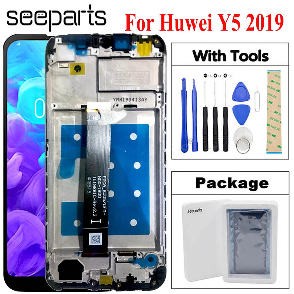 

Tested Well For Huawei Y5 2019 LCD Display Touch Screen With Frame For Honor 8S LCD Screen Y5 2019 Display AMN-LX9 LX1 LX2 LX3