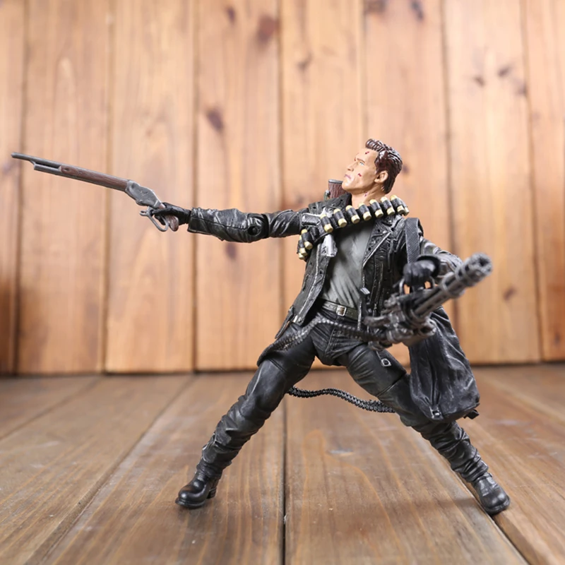 Экшн фигурка Terminator 2 T 800 масштаб 1/8 окрашенная регулируемая искусственная кукла