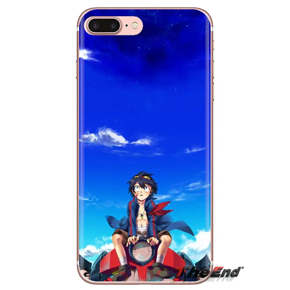 Аниме Tengen toppa gurren lagann для Samsung Galaxy S3 S4 S5 Mini S6 S7 Edge S8 S9 S10 Plus Note 3 4 5 8 9 силиконовые чехлы