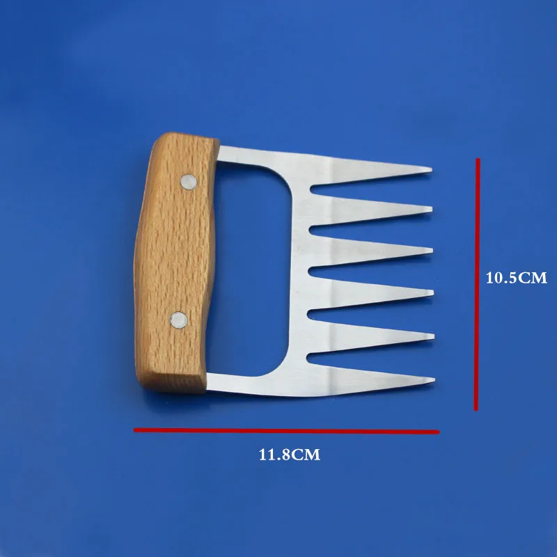 YIBO 2 шт. Коготь медведя нержавеющая сталь/дерево барбекю мясо когти Удобная Кухня