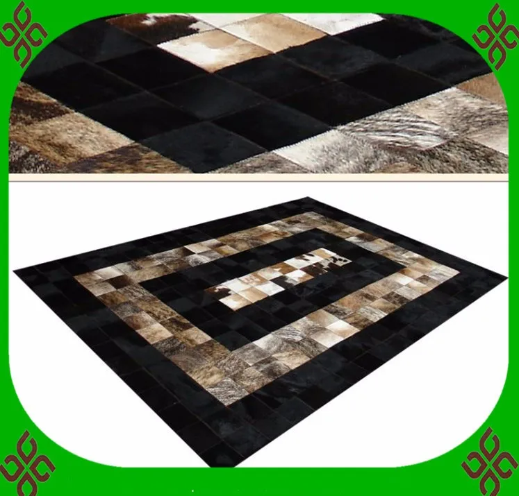 

free express delivery 1 piece 100% natural cowhide leather arabic carpet