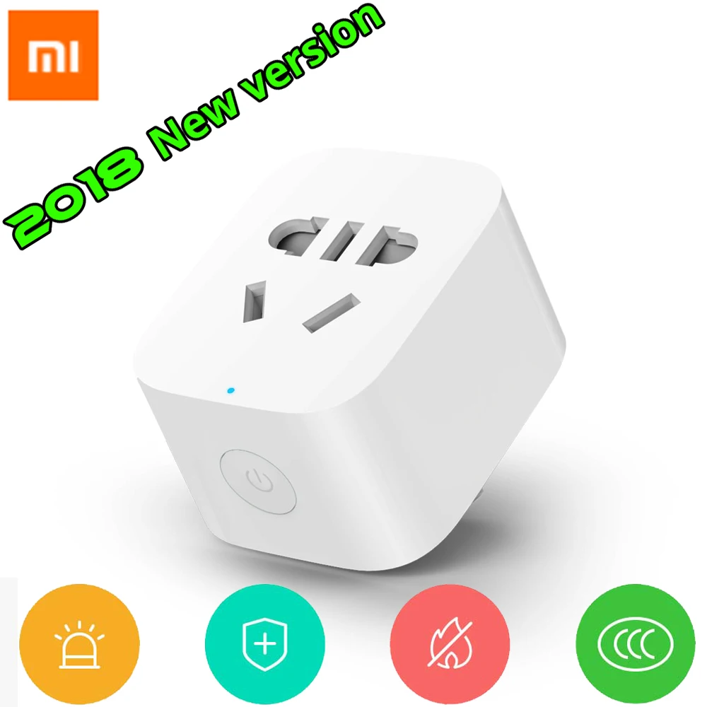 2018 Новое поступление умная розетка Xiaomi Mijia WiFi версия беспроводной дистанционный