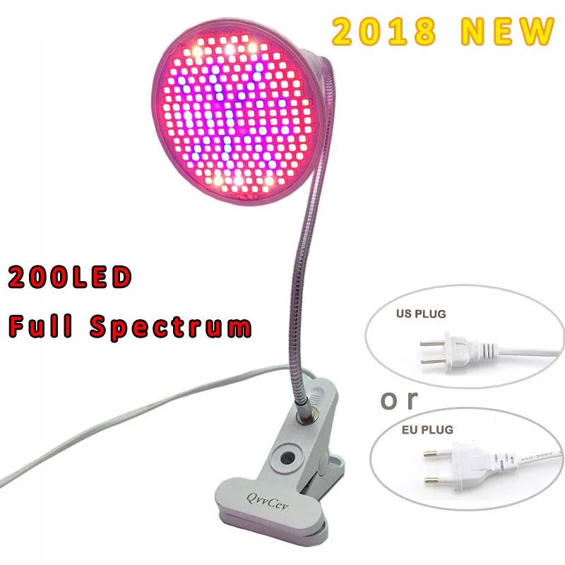 

36 200 290 LED Plant Grow Light bulb Full Spectrum fito phyto Growing Lamp Clip For Indoor room tent Flower veg Greenhouse