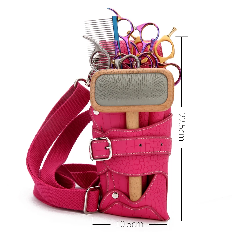 Fenice ножницы для волос кожаная сумка комплект чехол карманы поясной ремень