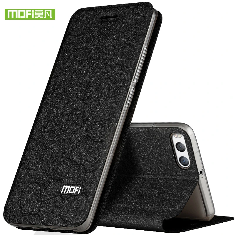 Кожаный флип чехол MOFI для Xiaomi 6 5 15 сумка Mi защитный чехлы с функцией подставки