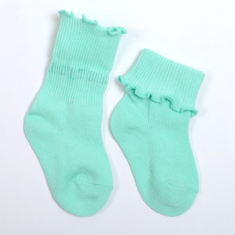 Новые детские носки удобные для девочек весенне осенние кружевные Короткие