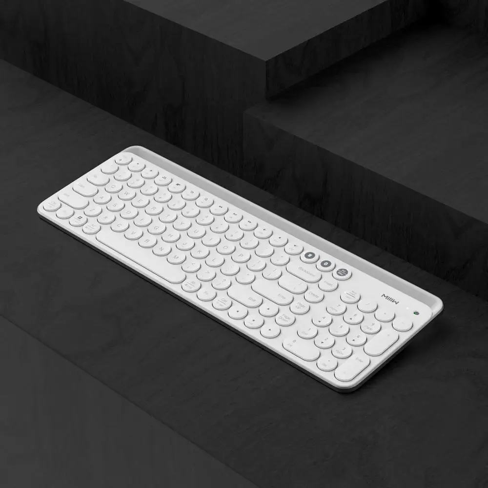 Оригинальная Двухрежимная клавиатура Xiao mi IIW с Bluetooth MWBK01, 104 клавиш, 2,4 ГГц, многофункциональная система, совместимая с mi, Беспроводная портативная клавиатура