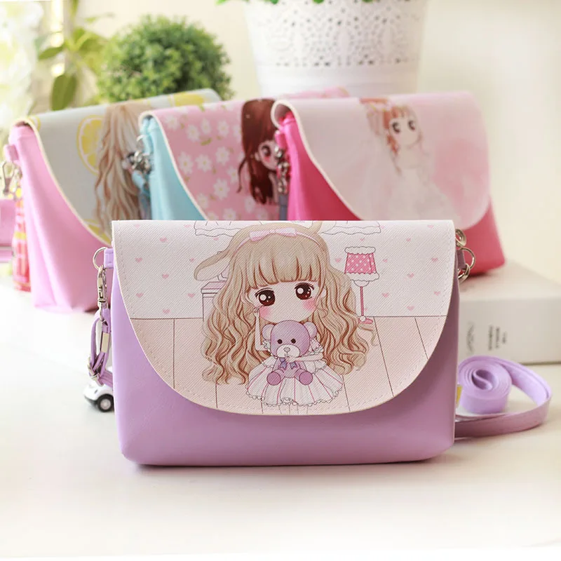 Мини сумка Детская летняя с мультяшным принтом 2020|bolsa feminina|cartoon bagmessenger bag |