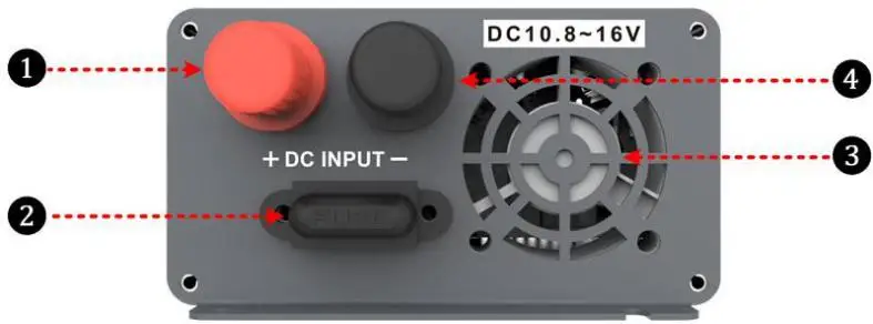 EPever IP500W-11/21 12 В 24 В DC передача 110 В 220 В AC 500 Вт Инвертор преобразователь напряжения розетка зарядное устройство инвертор