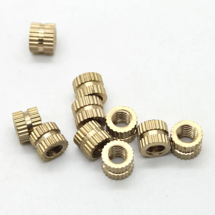 

10PCS/lot M6*8*12 MM Copper inserts Injection nut embedded parts copper knurl nut CPC29