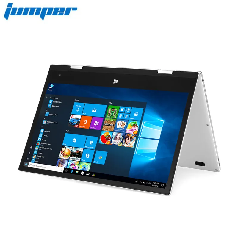 Перемычка EZbook X1 ноутбук 11 6 ''сенсорный ips дисплей Windows 10 двухъядерный 4 Гб DDR3L 128