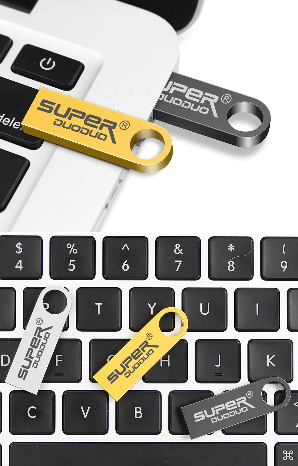 Металлическая usb-флешка, 32 ГБ, 64 ГБ, карта памяти, 8 ГБ, флешка, USB флешка, 16 ГБ, флеш-накопитель, USB накопитель, 4 Гб, USB 2,0