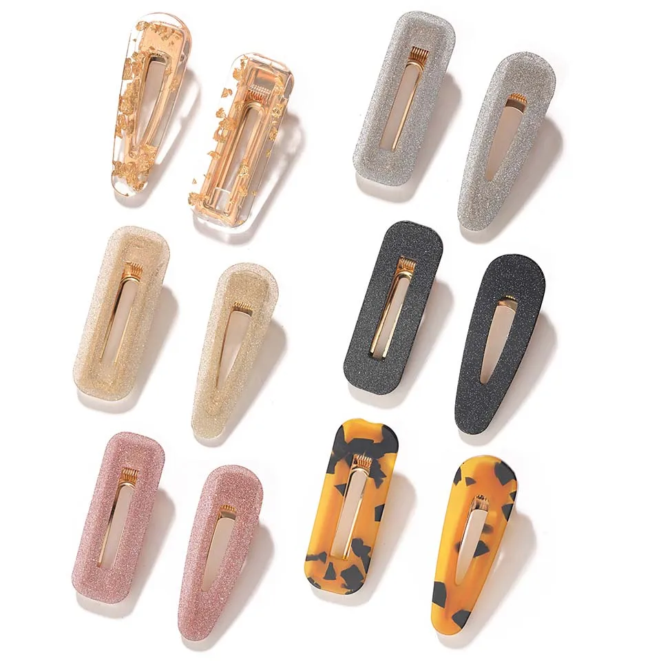 2 шт./партия корейский элегантный блестящий набор заколок для волос женщин