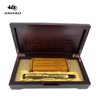 Перьевая ручка Jinhao в стиле древнего серого китайского Восточного дракона с оригинальной коробкой, бесплатная доставка