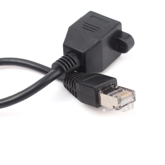 Longyue 1:8 обратное соединение 30 см 0 3 м RJ45 штекер к гнезду винт Панель Крепление Ethernet