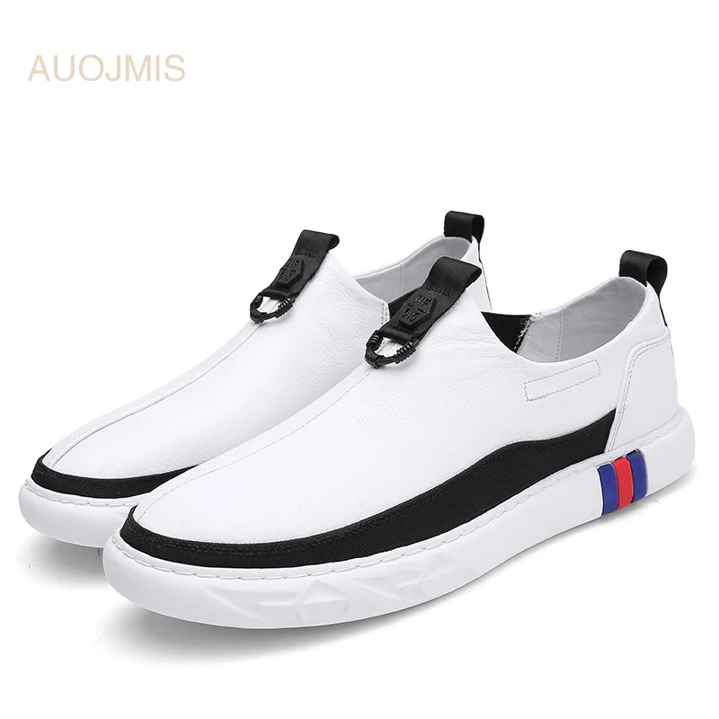 AUOJMIS 2019 new casual shoes men's autumn and winter models tide small youth wild one pedal lazy | Обувь