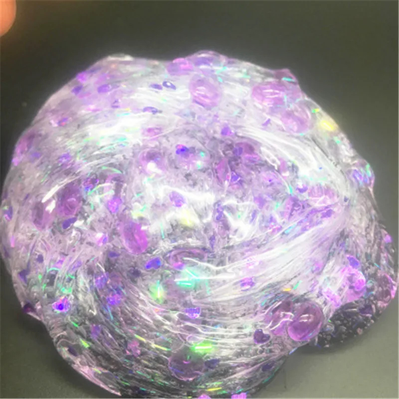 Забавная пушистая Floam Slime DIY плоская коробочка с грязью моделирующая глина