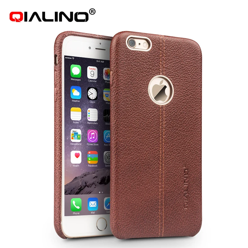 Для iPhone 6 6s 4," чехол QIALINO Модный чехол из натуральной кожи для iPhone 6 plus 6s plus 5,5"