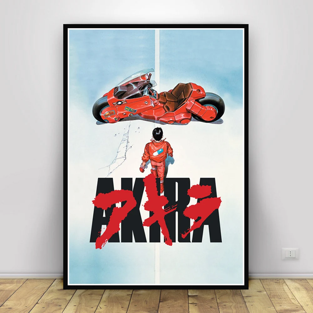 Плакат и принты Akira Red Fighting японское аниме комикс кино холст картина маслом