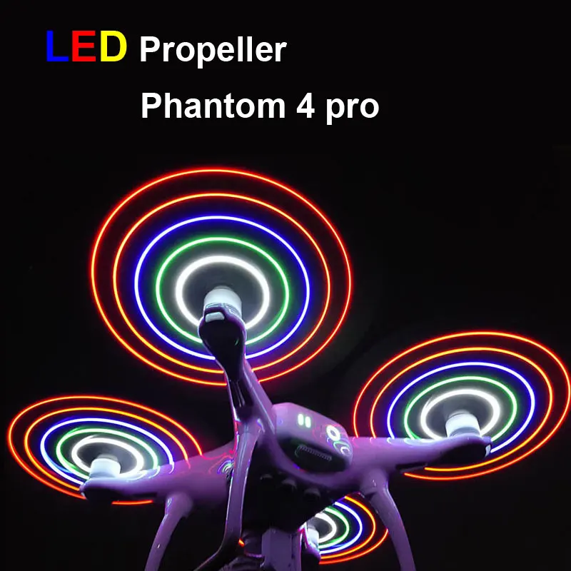 2 пары пропеллеров для зарядного устройства DJI phantom 4/ Pro / advance LED Flash USB Phantom 4/4 pro /advance