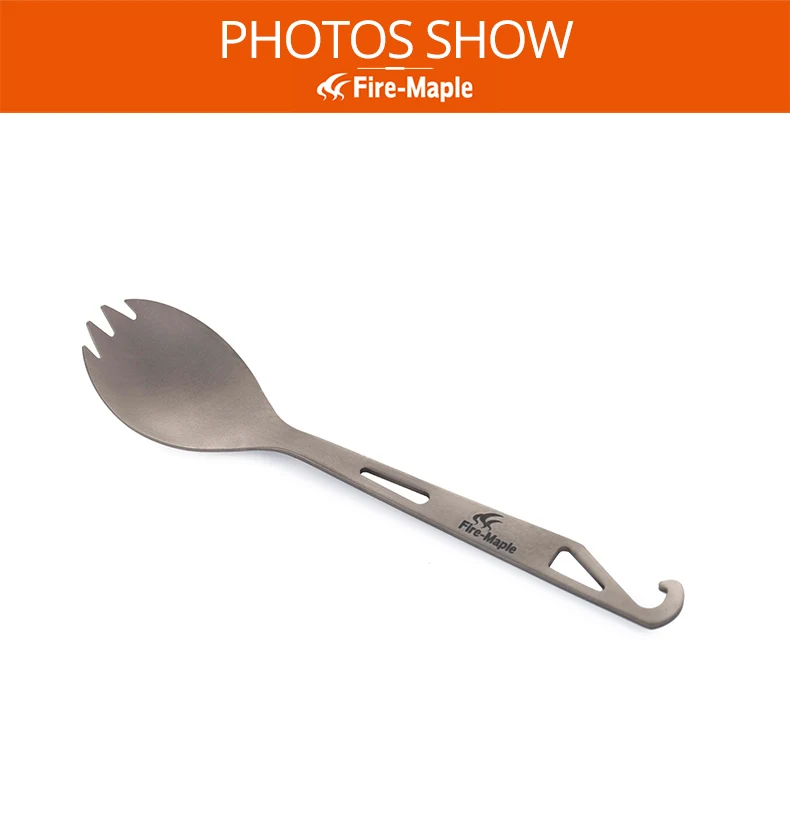 Fire-Maple Spork 2 в 1 Титан Открытый легкий портативный альпинистский Кемпинг путешествия Кемпинг инструменты ложка Вилка T15