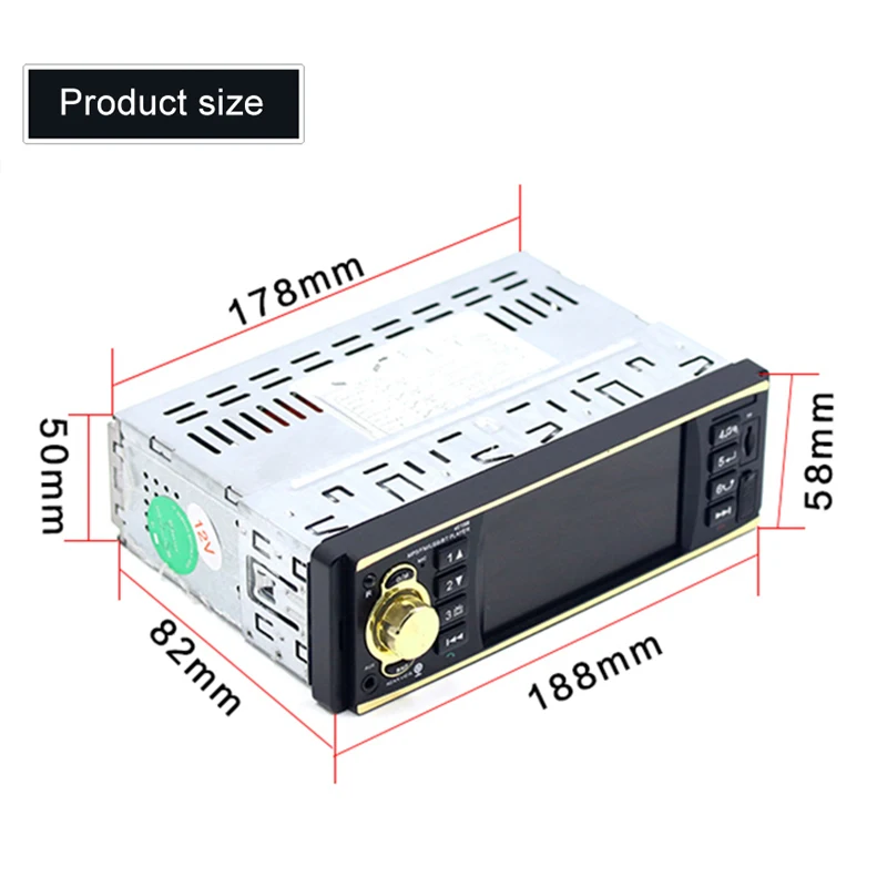 Автомобильный плеер wisleses MP5 Bluetooth HD экран стерео аудио DVD FM станция автовидео с