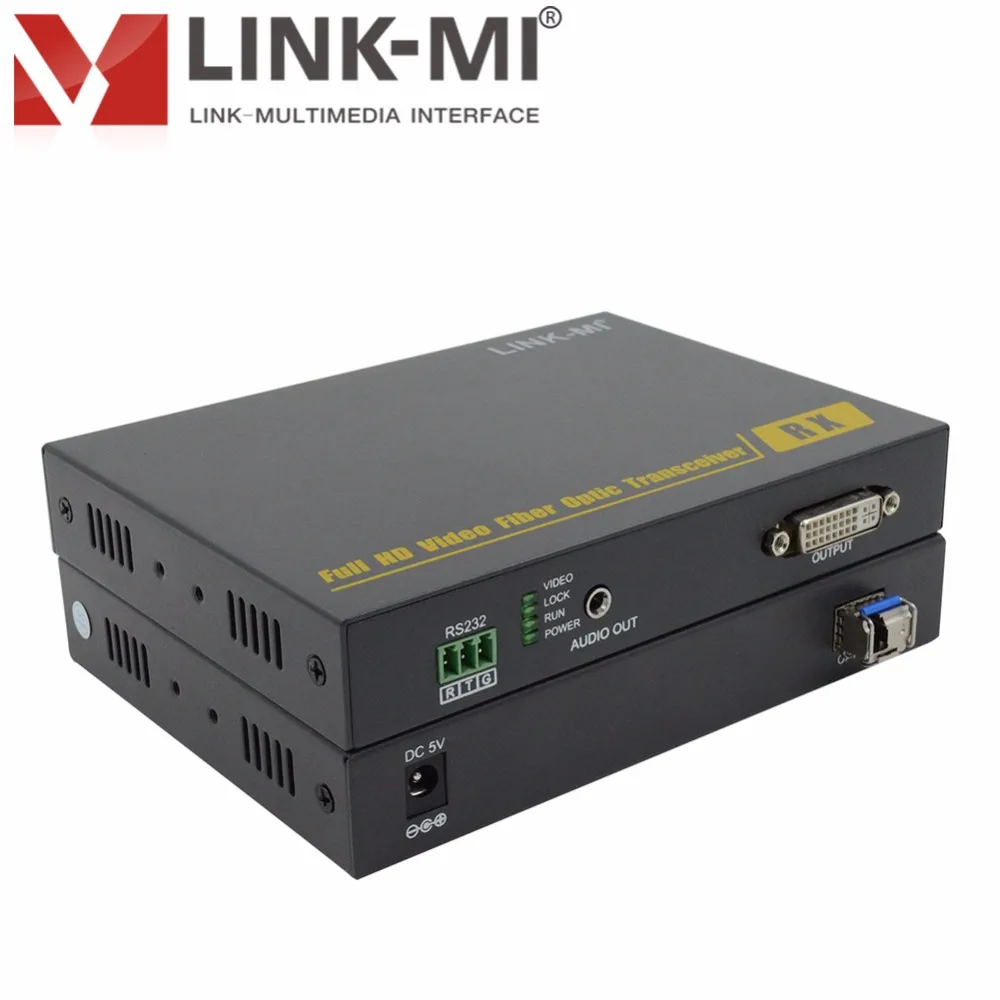 LINK MI LM THF109D одиночный режим одиночное волокно 10 км DVI по волоконно оптическому