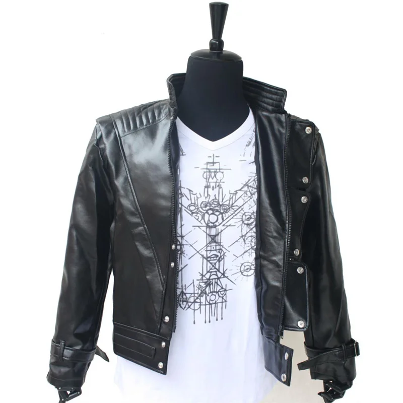 Редкий классический триллер MJ блестящая красно черная куртка для фанатов лучший