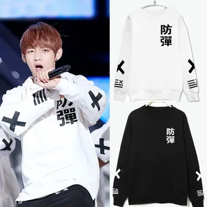 Толстовка с капюшоном KPOP для мужчин и женщин, пуленепробиваемое пальто KPOP, уличная одежда в стиле Харадзюку, 2019